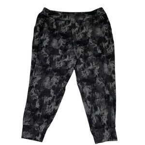 Lane Bryant Livi Metro Jogger Pants, Black and Gray, Women's 22/24